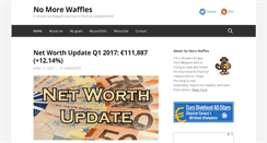 Desktop Screenshot of nomorewaffles.com